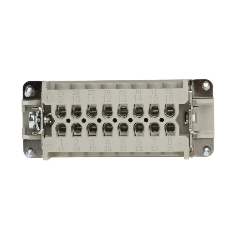 EPIC Heavy Duty Power Connector Module, 16A Current Rating, 600V, H-BE Series Female, 16 Contacts, Cable Mount 10195000