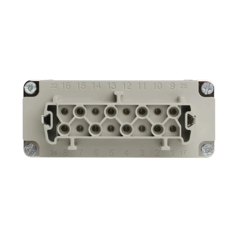 EPIC Heavy Duty Power Connector Module, 16A Current Rating, 600V, H-BE Series Female, 16 Contacts, Cable Mount 10195000