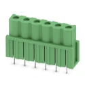 Phoenix Contact COMBICON ICV Series Pluggable Terminal Block, 6-Contact, 5.08 mm Pitch, 1 Row, Polyamide Housing 1785984