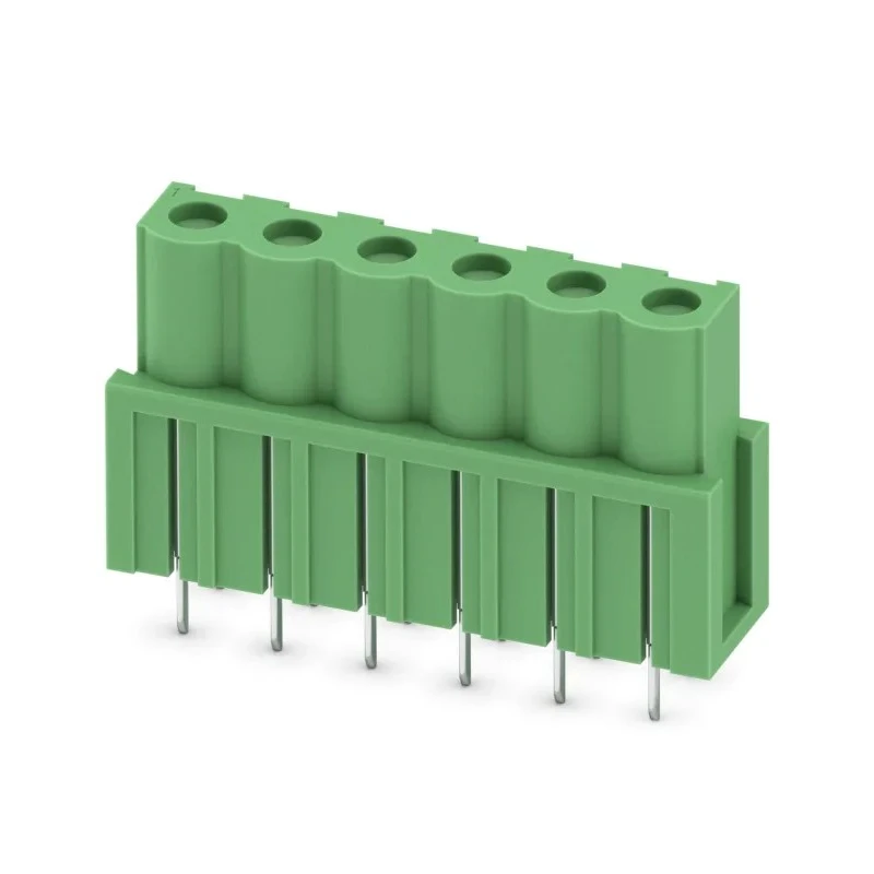 Phoenix Contact COMBICON ICV Series Pluggable Terminal Block, 6-Contact, 5.08 mm Pitch, 1 Row, Polyamide Housing 1785984