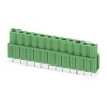 Phoenix Contact Pluggable Terminal Block 12-Contact 5.08 mm Pitch 1 Row Polyamide Housing 12A 320V 1786048