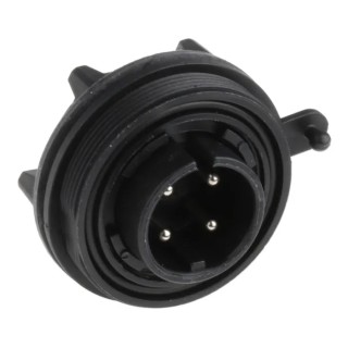 Bulgin Circular Connector 4 Contacts Panel Mount Plug Male IP68 Standard Buccaneer Series PX0747/P