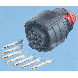 Souriau Sunbank by Eaton Industrial Circular Connector Cable Mount Plug Male 40 Contacts IP67 1500V Clipper Series CL1P4201
