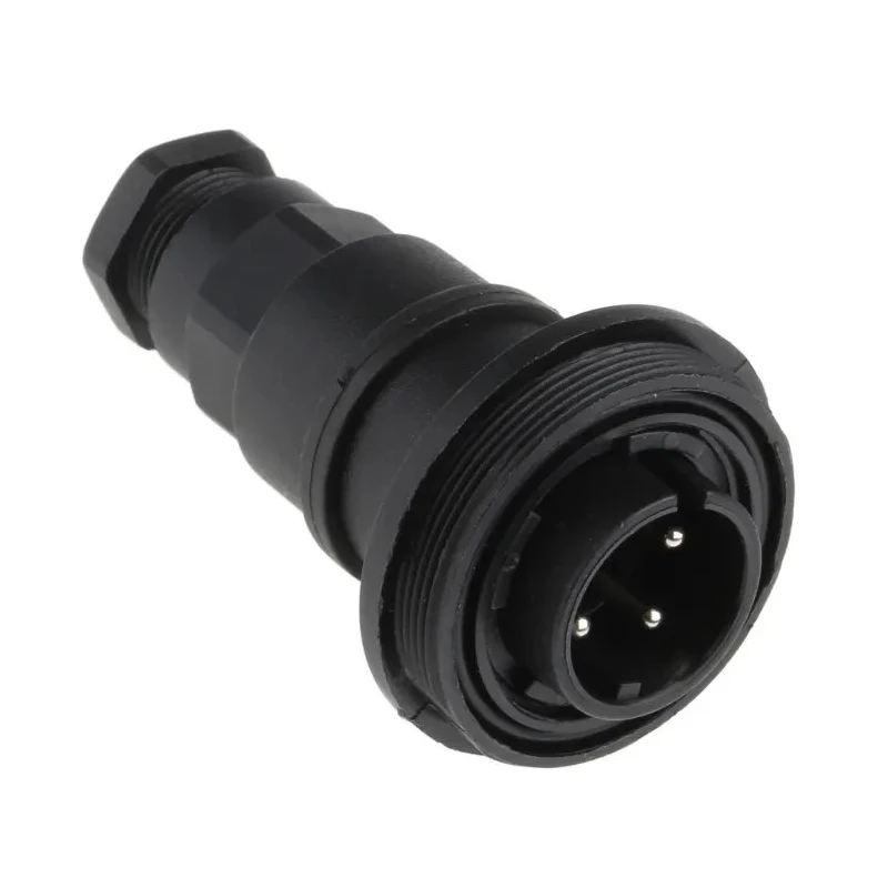 Bulgin Circular Connector 4 Contacts In-Line Standard Plug Male IP68 IP69K Polyamide PX0749/P