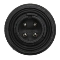 Bulgin Circular Connector 4 Contacts In-Line Standard Plug Male IP68 IP69K Polyamide PX0749/P