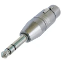 Neutrik Audio Male XLR Straight 1/4 in Stereo AV Adapter NA3FP