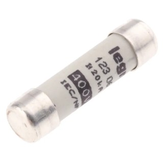 Legrand 6A Fast Acting Ceramic Cartridge Fuse 8.5 x 32 mm 400V ac 0 123 06