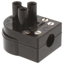 Bulgin Power Connector Cable 3 Screw 250V AC 3A Brass Contact Nylon Housing SA2403