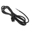 RS PRO Power Cord C14 to Unterminated 2 m Black PVC Cable 250V 10A 449-297