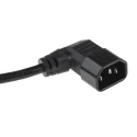 RS PRO Power Cord C14 to Unterminated 2 m Black PVC Cable 250V 10A 449-297