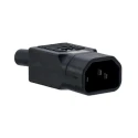 Bulgin IEC Connector C14 Straight Cable Male 250V 10A PX0686