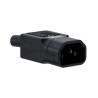 Bulgin IEC Connector C14 Straight Cable Male 250V 10A PX0686