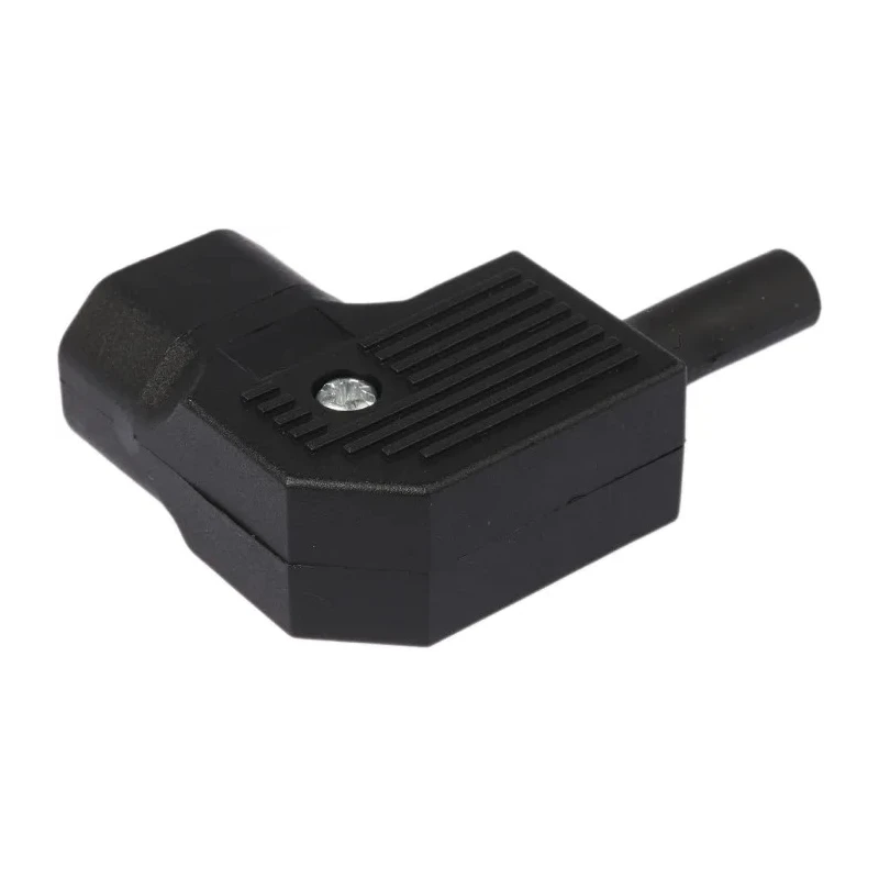 Bulgin C14 Right Angle Cable IEC Connector, 250V, 10A, Male, Screw Termination PX0686/SE