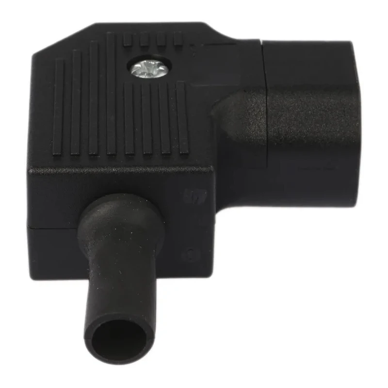 Bulgin C14 Right Angle Cable IEC Connector, 250V, 10A, Male, Screw Termination PX0686/SE