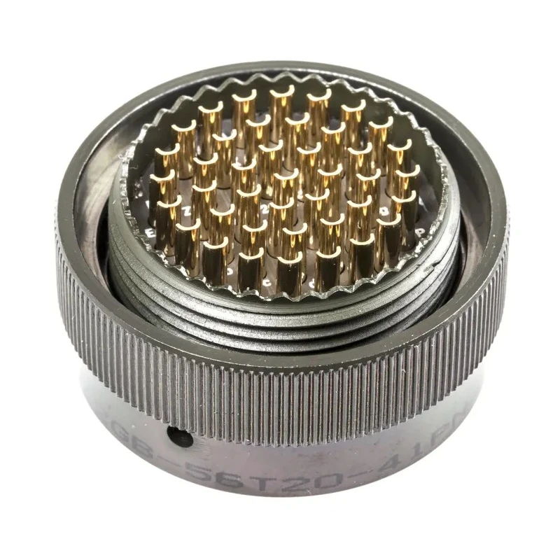 Amphenol Limited MIL Spec Circular Connector 41 Contacts Male Olive Drab Zinc Cobalt Shell Size 20 700V DC 62GB-56T20-41PN