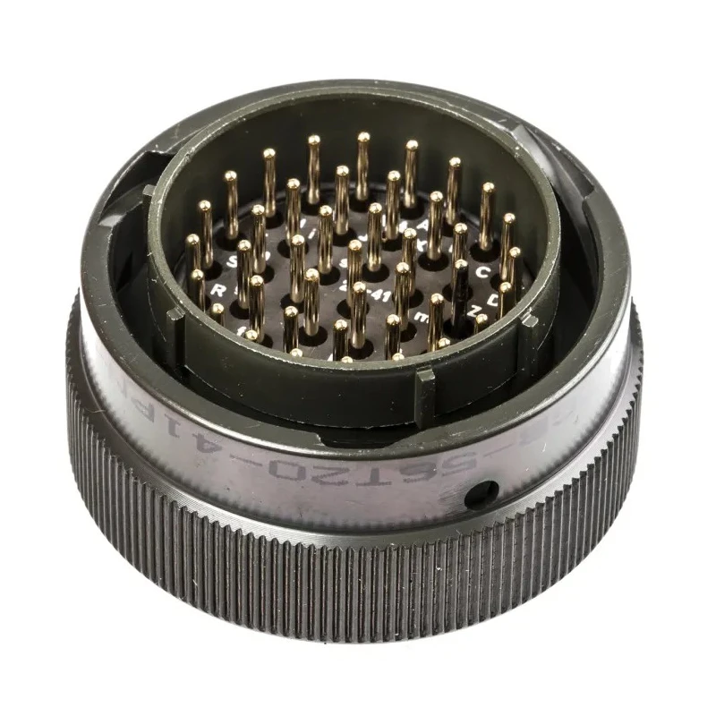 Amphenol Limited MIL Spec Circular Connector 41 Contacts Male Olive Drab Zinc Cobalt Shell Size 20 700V DC 62GB-56T20-41PN