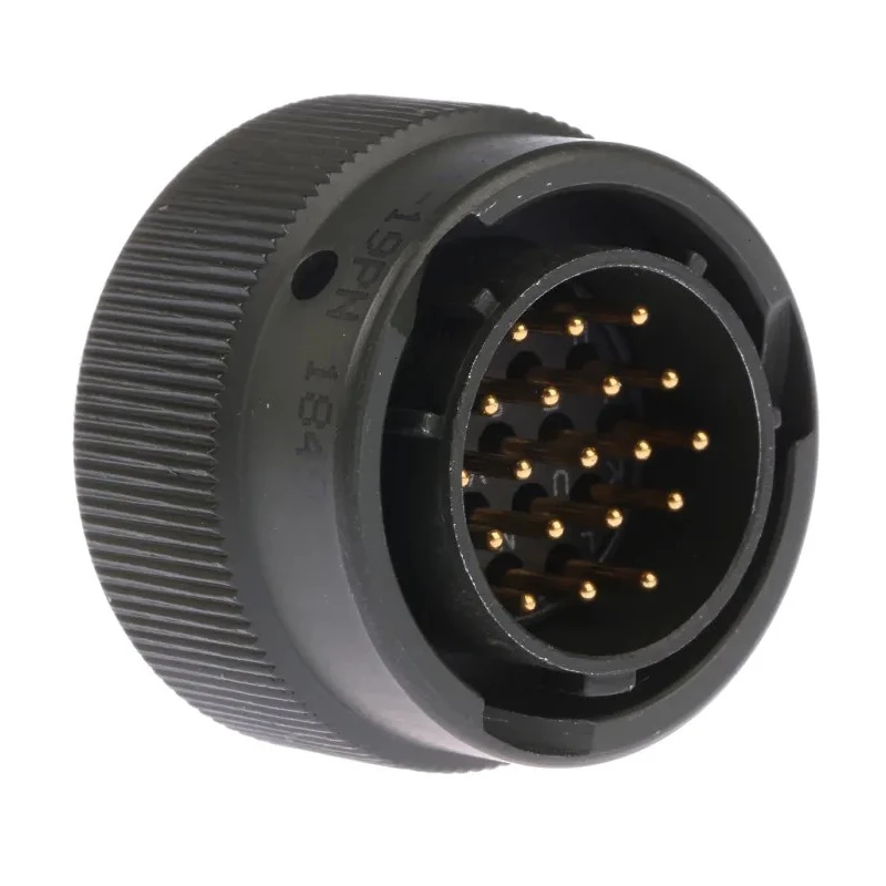 Amphenol Limited MIL Spec Circular Connector 19 Contacts Male 500-700V AC Cable Mount Aluminium Shell 62GB-56T14-19PN