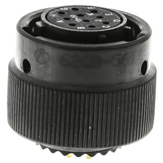 Amphenol Limited MIL Spec Circular Connector 10 Contacts, Female Contact, Male Connector, Cable Mount, Zinc 62GB-56T12-10SN