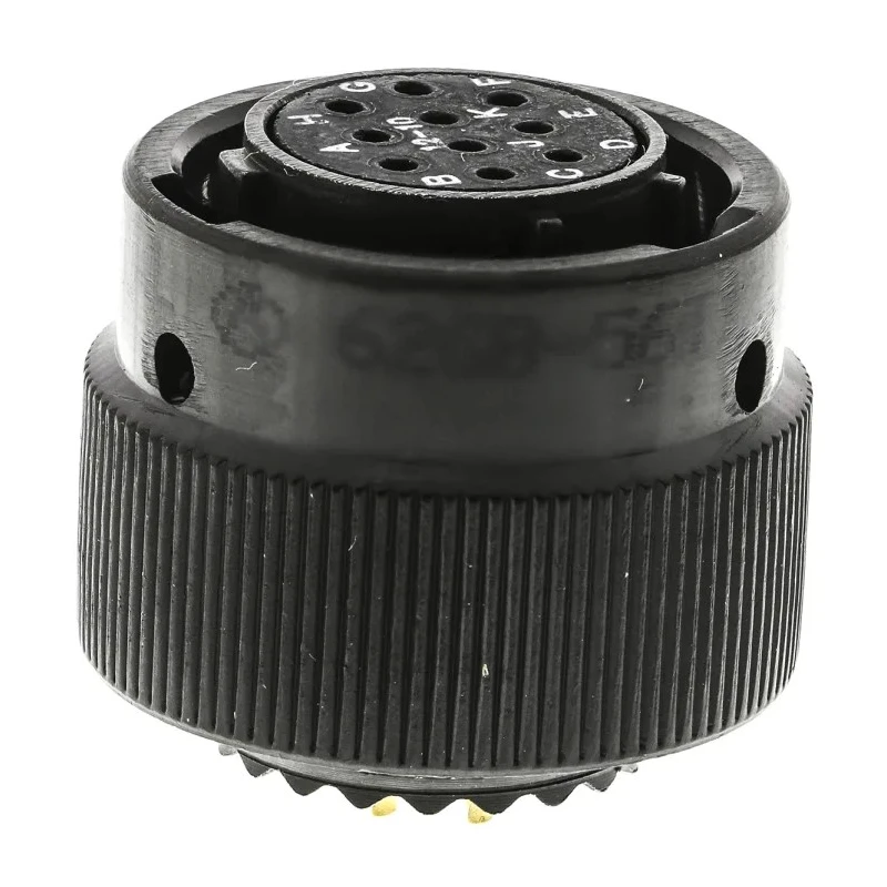 Amphenol Limited MIL Spec Circular Connector 10 Contacts, Female Contact, Male Connector, Cable Mount, Zinc 62GB-56T12-10SN