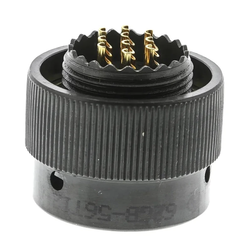 Amphenol Limited MIL Spec Circular Connector 10 Contacts, Female Contact, Male Connector, Cable Mount, Zinc 62GB-56T12-10SN