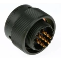Amphenol Limited MIL Spec Circular Connector 10 Contacts Male Copper Tin Gold Plated Solder Termination 62GB-56T12-10PN