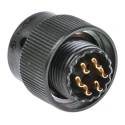 Amphenol Limited MIL Spec Circular Connector 6 Contacts Copper Tin Female Contact Male Olive Straight 62GB-56T10-06SN