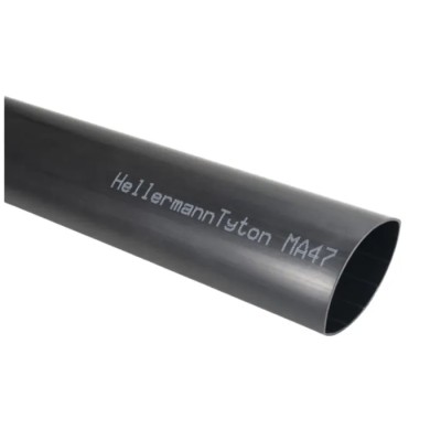 HellermannTyton Halogen Free Heat Shrink Tubing Black 40mm Sleeve Dia. x 1m Length 4:1 Ratio MA47