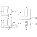 Pepperl + Fuchs Slot Inductive Proximity Sensor NPN 3V AC Max Detection 15 mm 253 V AC 30 V DC 500mA SJ15-WS