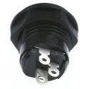 Schurter JSBJ5 Straight DC Socket 2A 18V Panel Mount Length 18.2 mm Nickel Silver JSBJ5