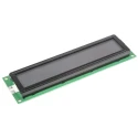 Powertip Alphanumeric LED LCD Monochrome Display, Grey on Grey, 2 x 20 Characters, 146mm x 43mm x 13.7mm PC2002LRSL