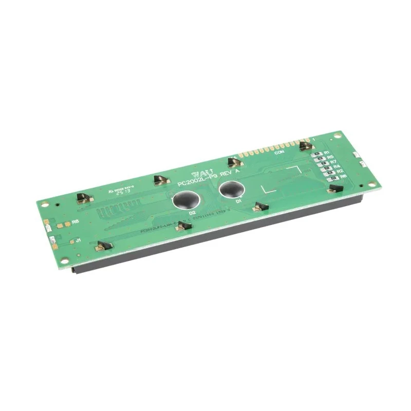 Powertip Alphanumeric LED LCD Monochrome Display, Grey on Grey, 2 x 20 Characters, 146mm x 43mm x 13.7mm PC2002LRSL