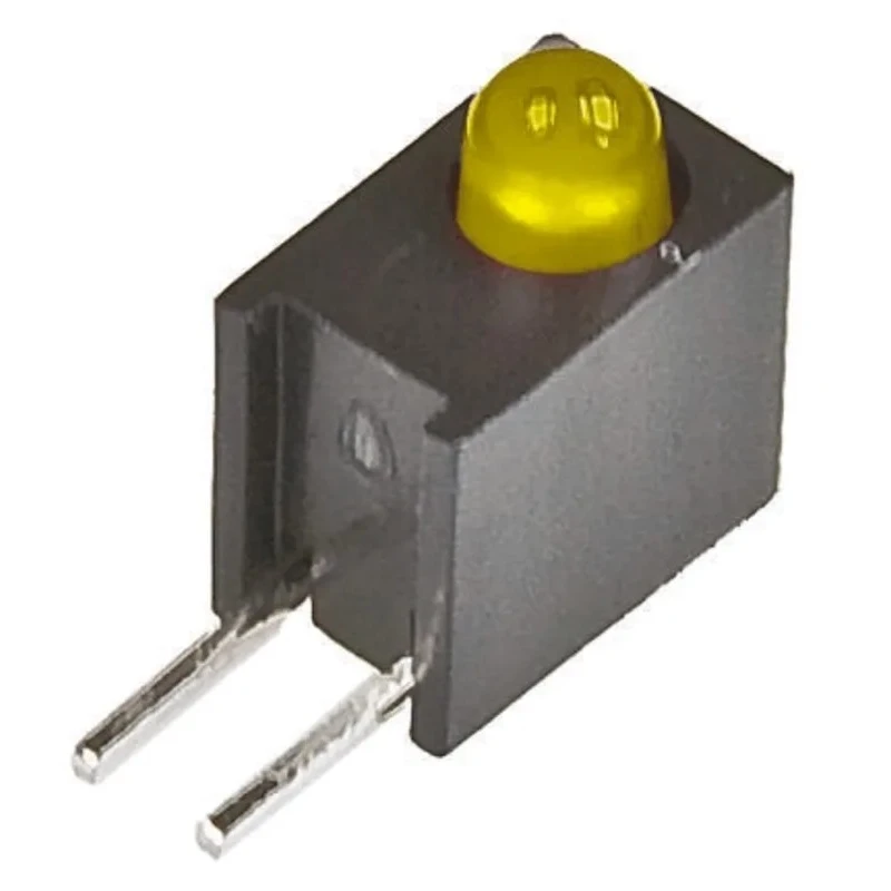 Broadcom 2.5 V Yellow LED 3 mm (T-1) Through Hole HLMP-1719-A00A2