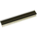 Samtec Pin Header MTMM Series 10 Contacts, 2 mm Pitch, 2 Row, Straight, Unshrouded Through Hole MTMM-105-02-T-D-065