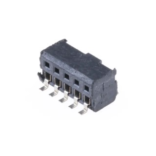 Samtec CLP Series Right Angle Surface PCB Socket 10-Contact 2 Row 1.27 mm Pitch Solder CLP-105-02-F-DH