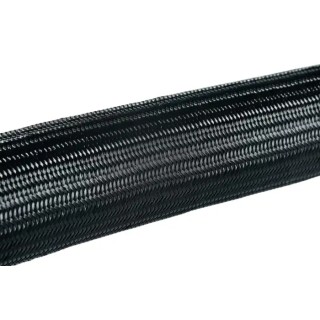 HellermannTyton Expandable Braided Polyamide 66 Black Cable Sleeve 100m Length 8mm Diameter 170-40600 HEGPA6606-PA66-BK