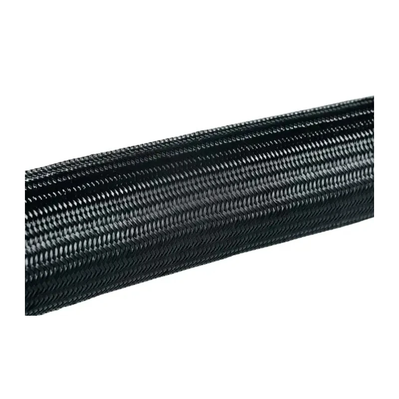 HellermannTyton Expandable Braided Polyamide 66 Black Cable Sleeve 100m Length 8mm Diameter 170-40600 HEGPA6606-PA66-BK