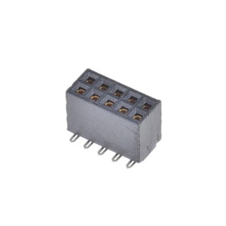 Samtec SFMC Series Straight Surface PCB Socket 10-Contact 2 Row 1.27 mm Pitch Solder SFMC-105-02-S-D