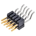 Samtec FTSH Series Right Angle Surface Pin Header 10 Contacts 1.27 mm Pitch 2 Row Unshrouded FTSH-105-01-F-DH
