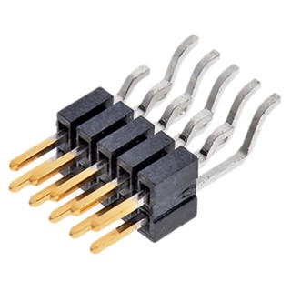 Samtec FTSH Series Right Angle Surface Pin Header 10 Contacts 1.27 mm Pitch 2 Row Unshrouded FTSH-105-01-F-DH