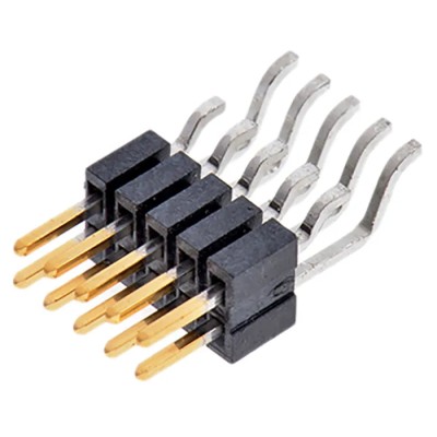 Samtec FTSH Series Right Angle Surface Pin Header 10 Contacts 1.27 mm Pitch 2 Row Unshrouded FTSH-105-01-F-DH