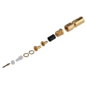 Radiall SMC Series Coaxial Connector Cable Male SMC, 50 Ω, Straight Body, Solder Termination R112005000
