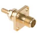 Radiall SMA Series Coaxial Connector Flange Female 50 Ω Straight Body Crimp R125272000W