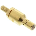 Radiall Standard Series Coaxial Connector Cable Female SMB, 50 Ω, Straight Body Crimp R114239000W