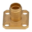 Radiall SMA Series Coaxial Connector Flange Female SMA 50 Ω Straight Body Crimp R125255000W