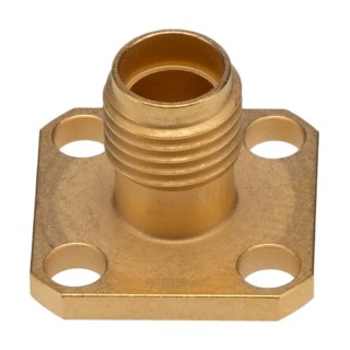 Radiall SMA Series Coaxial Connector Flange Female SMA 50 Ω Straight Body Crimp R125255000W