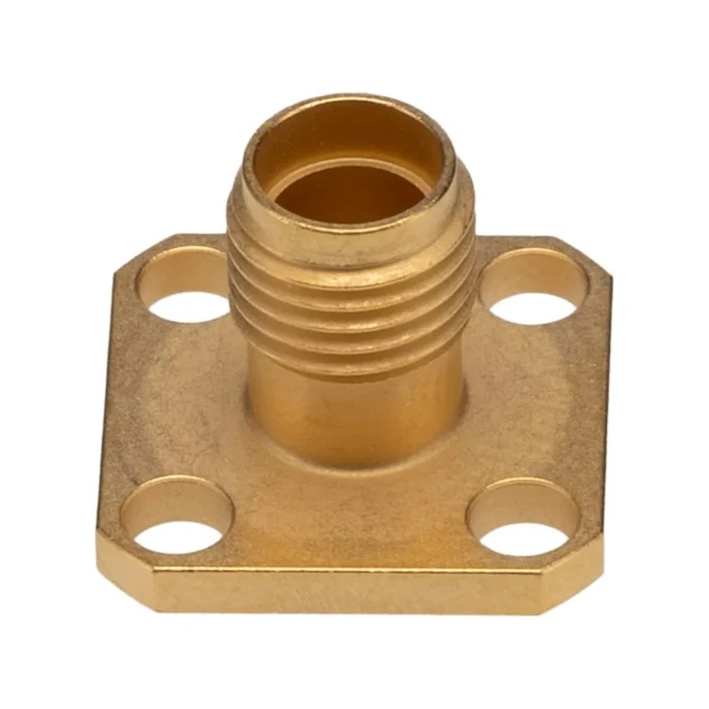 Radiall SMA Series Coaxial Connector Flange Female SMA 50 Ω Straight Body Crimp R125255000W