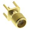 Radiall SMA Series 50 Ω Coaxial Connector PCB Female SMA, Straight Body Solder R125426000W