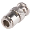 Radiall BNC Series Coaxial Connector Cable Male BNC, 50 Ω, Straight Body Clamp R141012000W
