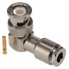 Radiall BNC Series Coaxial Connector Cable Male BNC 50 Ω Right Angle Body Clamp R141156000