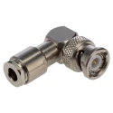 Radiall BNC Series Coaxial Connector Cable Male BNC 50 Ω Right Angle Body Clamp R141156000